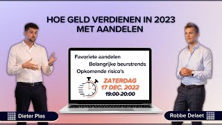 Webinar Hoe Geld Verdienen met Aandelen in 2023  6 beurstips [upl. by Beata]