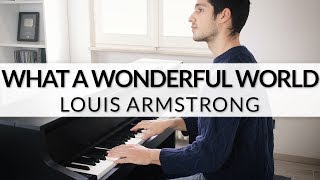 What A Wonderful World  Louis Armstrong  Piano Cover  Sheet Music [upl. by Cleon481]