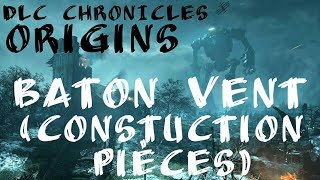 BO3 Zombies Origins  Le Bâton de Vent  Construction  Pièces amp Emplacements [upl. by Arline]