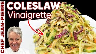 Classic Vinaigrette Coleslaw  Chef JeanPierre [upl. by Nadda]