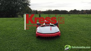 KRESS RTKn GPS draadloze robotmaaier [upl. by Zoller]