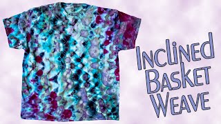 Tie Dye Inclined Basket Weave Ice Dye [upl. by Traver]