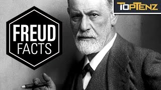 Top 10 Insane Facts About Sigmund Freud [upl. by Nauqan706]