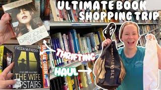 4 Thrift Stores Target And Barnes amp Noble  AMAZING Finds amp Massive Book Haul 🛍️ [upl. by Lanctot567]