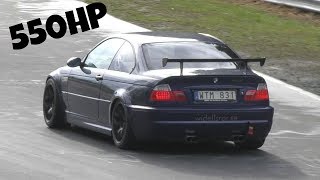 550HP Supercharged BMW M3 E46 on the Nürburgring [upl. by Etnoed74]