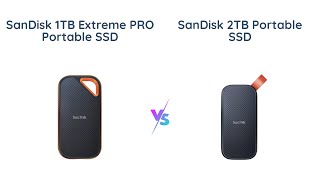 SanDisk 1TB Extreme Pro vs 2TB Portable SSD Comparison [upl. by Zampardi]