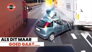 Verschrikkelijk ongeluk met vrachtwagen  COMPILATIE 6  DASHCAM NL [upl. by Harrell89]