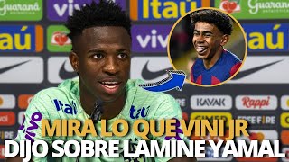 💥¡BOMBA ¡MIRA LO QUE DIJO VINI JR SOBRE LAMINE YAMAL ¡POR ESTO NADIE ESPERABA ¡FÚTBOL TOTAL [upl. by Jevon342]