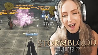 NEW ADVENTURES AWAIT Stormblood Welcome Party amp Playthrough [upl. by Nodearb]