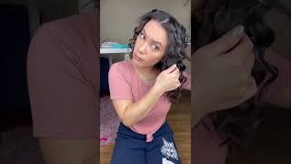 Spiral curls with 19mm curling wand [upl. by Anaert]