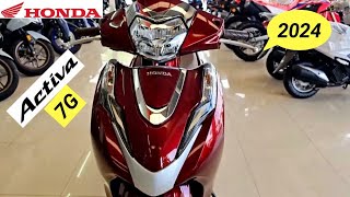 Honda Activa 7G 2024 Model Launched in india  Price  Features  Activa new 2024 Model [upl. by Newel989]