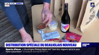 Distribution spéciale du Beaujolais nouveau [upl. by Jakie]