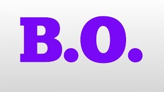 BO meaning and pronunciation [upl. by Adis382]