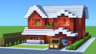 How To Make a Realistic House In Minecraft [upl. by Nyssa]