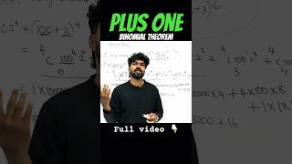 Plus one  maths  binomial theorem  expansion  mathcrusader [upl. by Orecul]