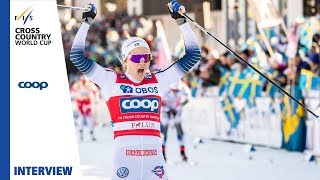 Stina Nilsson  quotVery hard frostquot  Ladies Sprint  Falun  FIS Cross Country [upl. by Colby]