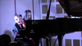 Strauss Pizzicato Polka Piano 4 Hands by Thanawat Roongkrajarng amp Korranis Pitichaichan [upl. by Wilt]