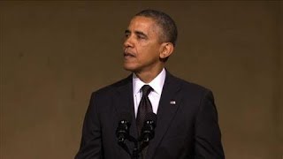 Obama Speaks About Heroic Man in the Red Bandana [upl. by Tarrel]