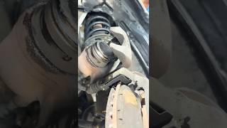 Worn brake pads down to the piston😂😂 cartrouble carfix carsick automobile funny [upl. by Allmon]