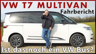 Volkswagen VW T7 Multivan 20 l TDI  Ist das noch ein VW Bus Test Probefahrt Review Deutsch 2024 [upl. by Scibert682]