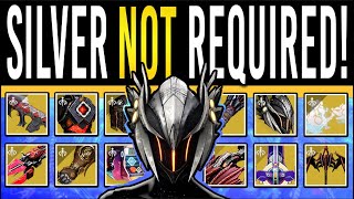 Destiny 2 NO SILVER REQUIRED New Eververse Loot for Silver AND Bright Dust Season of The Wish [upl. by Coffee]