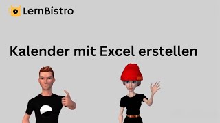 Kalender mit Excel erstellen [upl. by Paley]