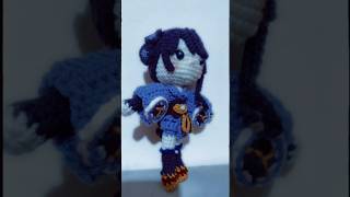 RAIDEN SHOGUN PLUSHIE 🫡 raiden raidenshogun plushie handmade fyp viral genshinimpact [upl. by Ardnuasal]