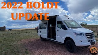 Our 2022 Winnebago Boldt Update [upl. by Yelssew]