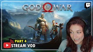 God of War playthrough first time  PC port PART 4  Kruzadar LIVE Stream [upl. by Kimble]