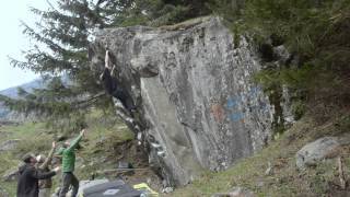 Bouldern Maltatal  Sieg oder Akia 7a [upl. by Aurora772]