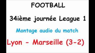 Lyon  Marseille 3  2  league 1 football [upl. by Atinaujnas]