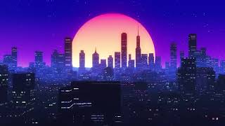 Synth city Screensaver 10 Hours Full HD [upl. by Aihsilef]