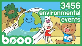 🌲Environment Song  3456 environmental events｜Mr Booo｜Environmental correspondent [upl. by Arlina937]