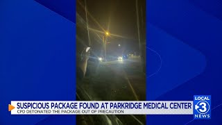 Parkridge patient captures video of CPD bomb squad detonating suspicious package left at hospital [upl. by Mathre693]