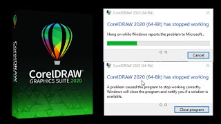 CorelDraw 2020 64Bit has stopped working [upl. by Urbani]