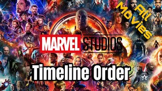 All MCU MoviesShows In Chronological Order 2023 [upl. by Netsyrk]