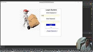 Inventory Management System Software by python amp mysql database [upl. by Wolfe706]