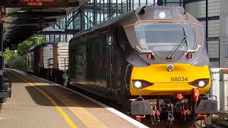 DUNGENESS FLASKS 68034 and 68033 at Ashford International  27th June 2024 [upl. by Leland448]