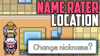 Name Rater Location  Pokémon FireRed amp LeafGreen [upl. by Elwina]