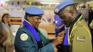 UNAMID  United Nations police in the African UnionUnited Nations Hybrid operation in Darfur [upl. by Enaujed916]