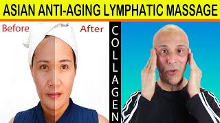 Asian AntiAging Facial Lymphatic Drainage Massage  Dr Mandell [upl. by Ahsetan]