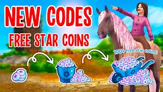 FOUR NEW STAR COIN CODES 110 FREE STAR COINS IN STAR STABLE [upl. by Serg]