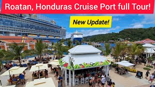 THINGS TO DO IN ROATAN HONDURAS CRUISE PORT SHOPPING RESTAURANTS BARS amp MORE [upl. by Gemoets]