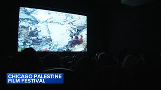 2024 Chicago Palestine Film Festival debuts Palestinian movies to soldout crowd [upl. by Aloel]