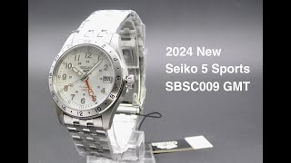 Seiko 5 Sports SBSC009 Field GMT Street Style Free Shipping from Japan to Worldwide [upl. by Anwaf]