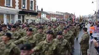 Light Dragoons  Welcome Home Parade Dereham 5 Dec 2012 [upl. by Tertius]