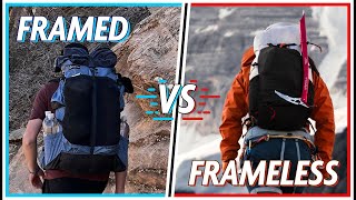 Framed vs Frameless Backpacks  A TRUE Comparison [upl. by Wira]