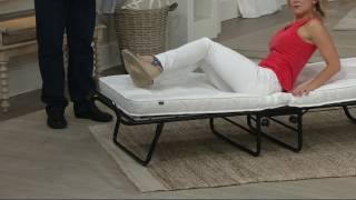 JayBe Fold Away Single or Double Bed with Mattress on QVC [upl. by Camille]