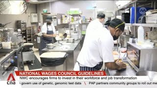 National Wages Council recommends at least S100 pay rise for lowerwage workers in coming year [upl. by Horatius]