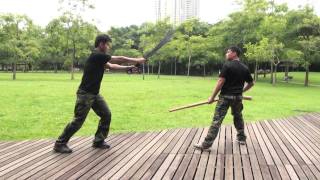 Dadao Chinese War Sword 實用大刀術 Full Demo [upl. by Richel]